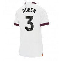Echipament fotbal Manchester City Ruben Dias #3 Tricou Deplasare 2023-24 pentru femei maneca scurta